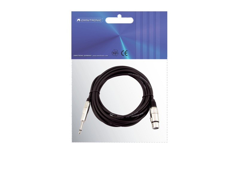 Kabel ACX-20 XLR samice - Jack 6,3 mono, 2 m - Obrázek 3