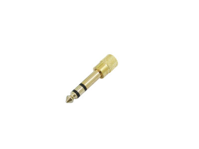 Omnitronic redukce, Jack 6,35 mm zástrčka stereo - Jack 3,5 mm zásuvka stereo, balení 10ks