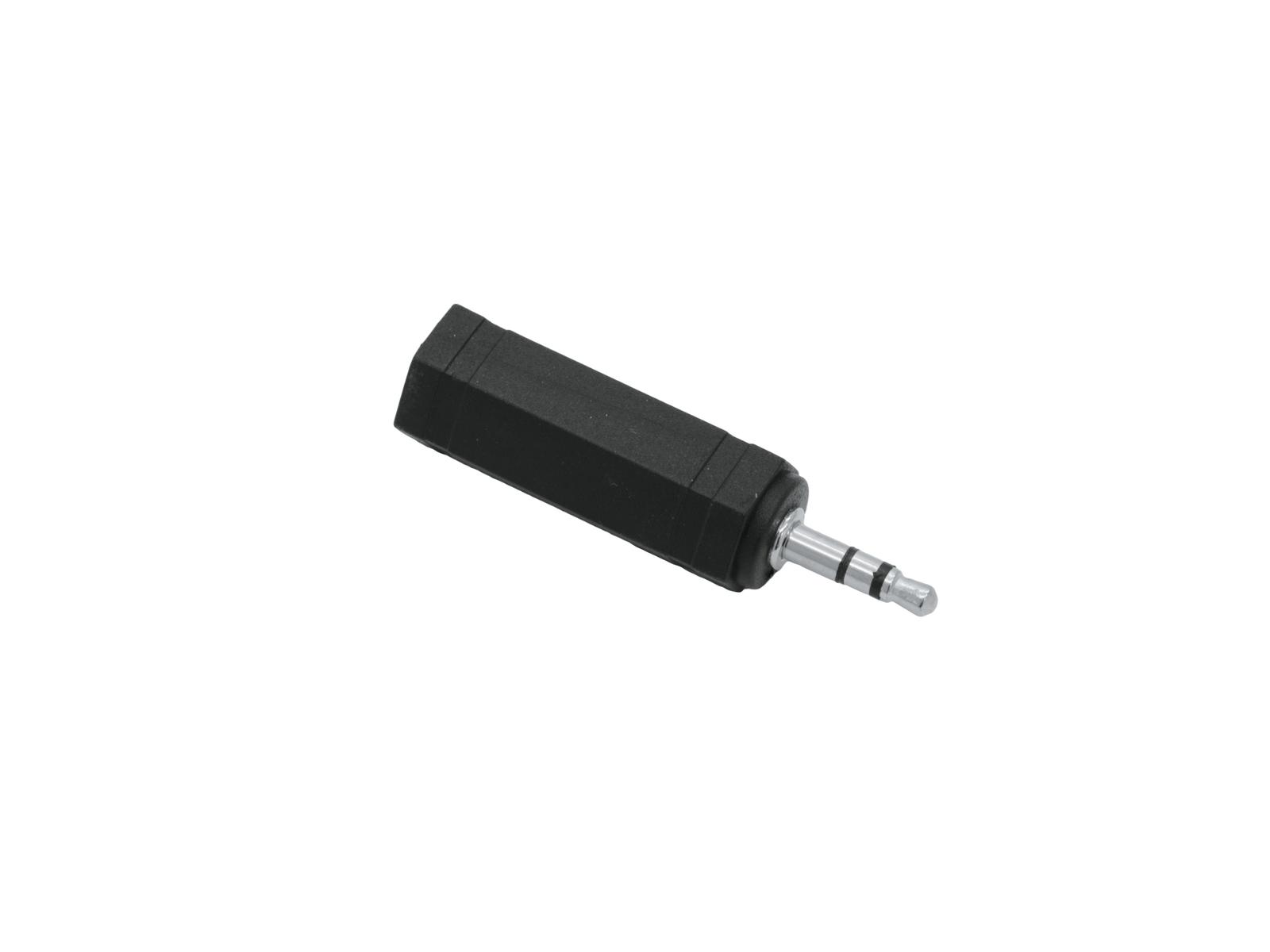 Omnitronic redukce mini jack 3,5mm zástrčka /Jack 6,35mm zásuvka, balení 10ks