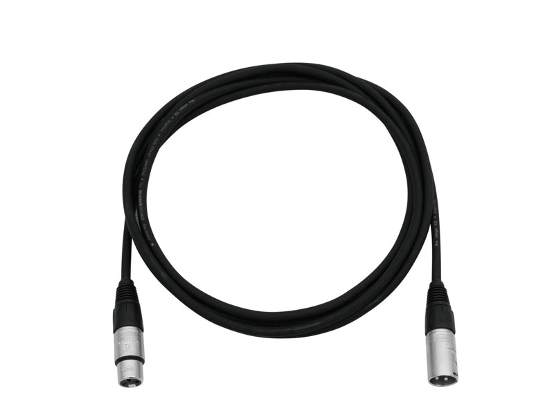 SOMMER mikrofonní kabel XLR kabel 3pin 3m bk Neutrik - Obrázek 3