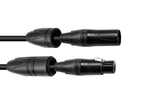 PSSO DMX cable IP 3pin 5m černý