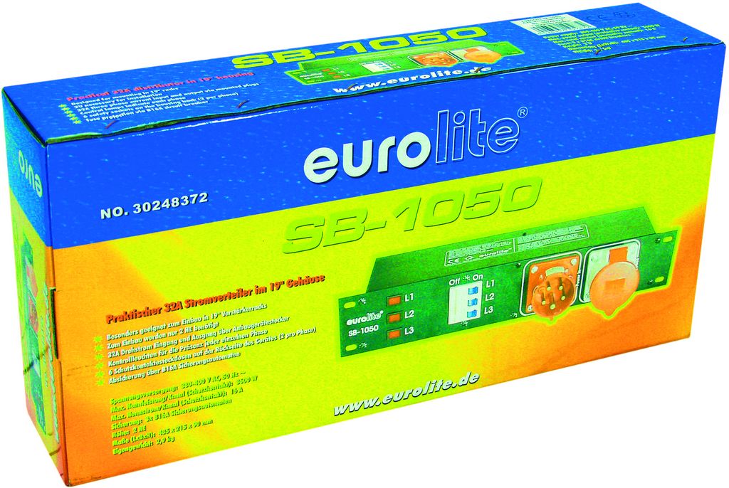 Eurolite SB-1050 CEE 19", rozvaděč 32A - Obrázek 7