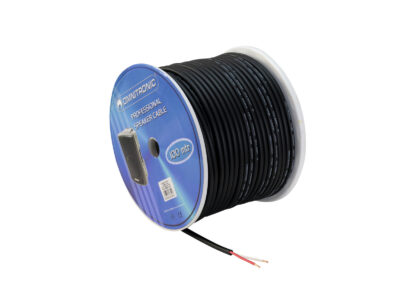 Omnitronic reproduktorový kabel, 2x2,5 mm, černý, 100 m cívka