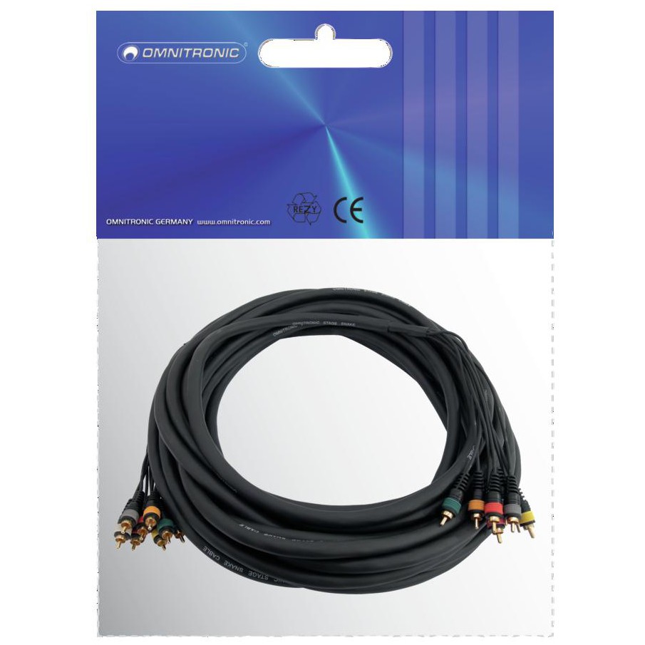 Snake kabel 8x RCA - 8x RCA, 15 m - Obrázek 3