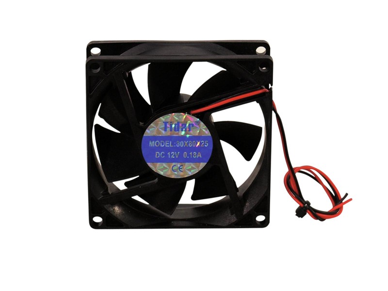 Ventilátor osový BF-12, 80x80x25mm, 12V, 45m3/h - Obrázek 3