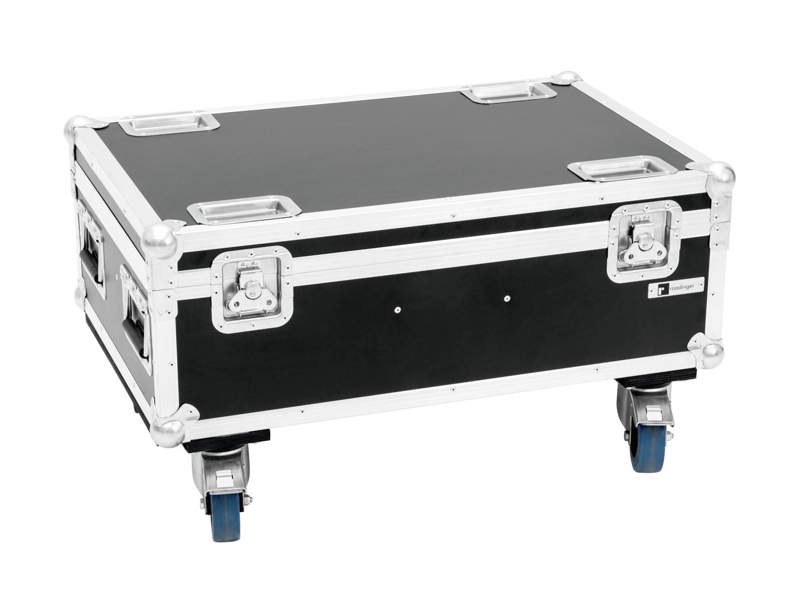 Roadinger Flightcase 4x THA-40 PC with wheels