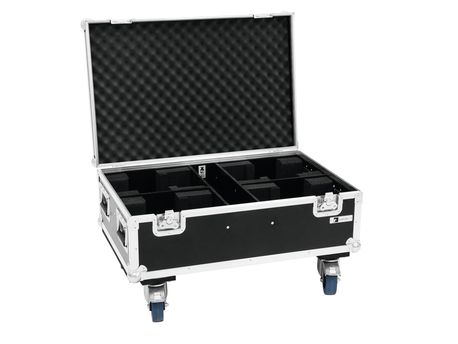 Roadinger Flightcase 4x THA-40 PC with wheels - Obrázek 3