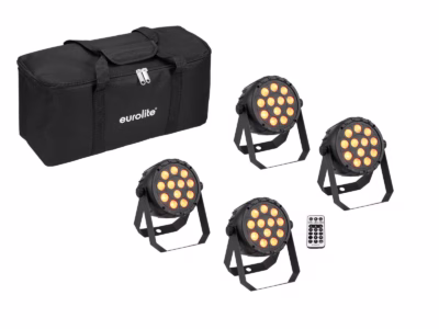Eurolite Set 4x LED PARty spot RGB/WW s pouzdrem