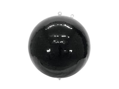 Zrcadlová koule 75 cm černá