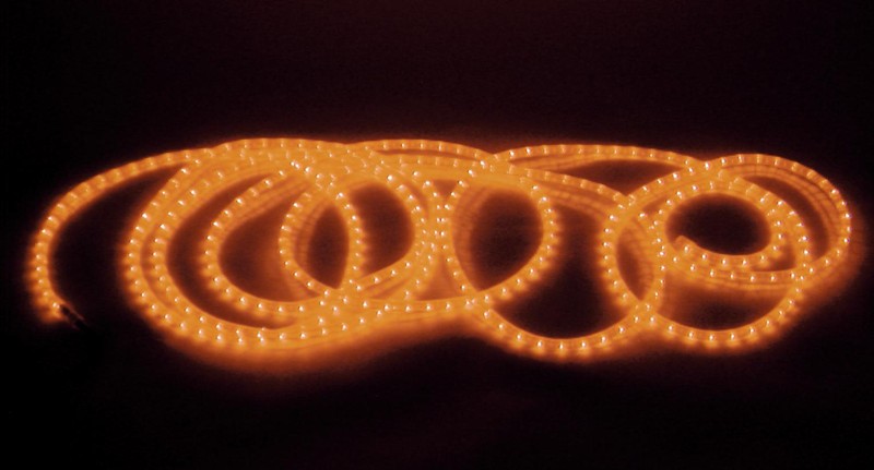 Eurolite rubberlight RL1-230V, oranžový, 5m - Obrázek 3