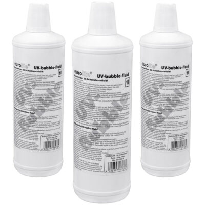 Eurolite UV náplň do bublifuku 3x 1L, 3 různé barvy bublin