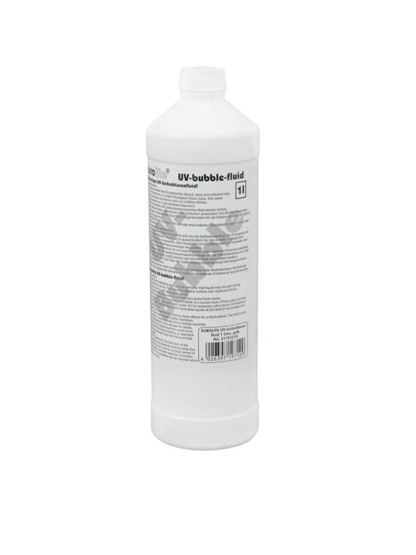 Eurolite UV náplň do bublifuku 3x 1L, 3 různé barvy bublin - Obrázek 3