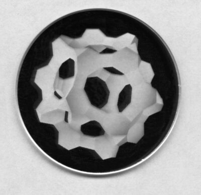 Gobo 27/23mm sklo s/w, vzor 3