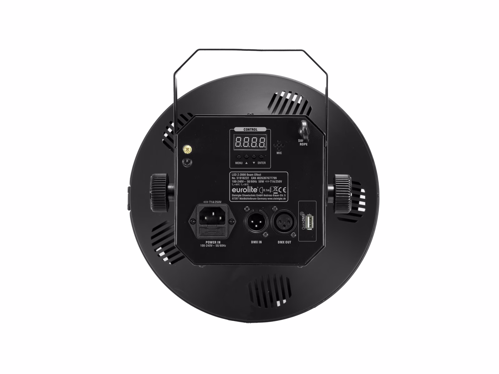 EUROLITE LED Z-2000 5x 10W RGBWA, paprskový efekt - Obrázek 11