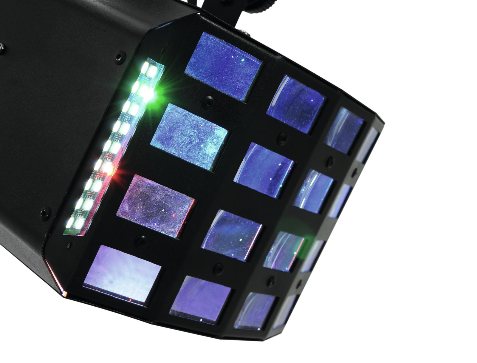 Eurolite LED Derby 6x 3W RGBWAP a 36x SMD, DMX - Obrázek 4