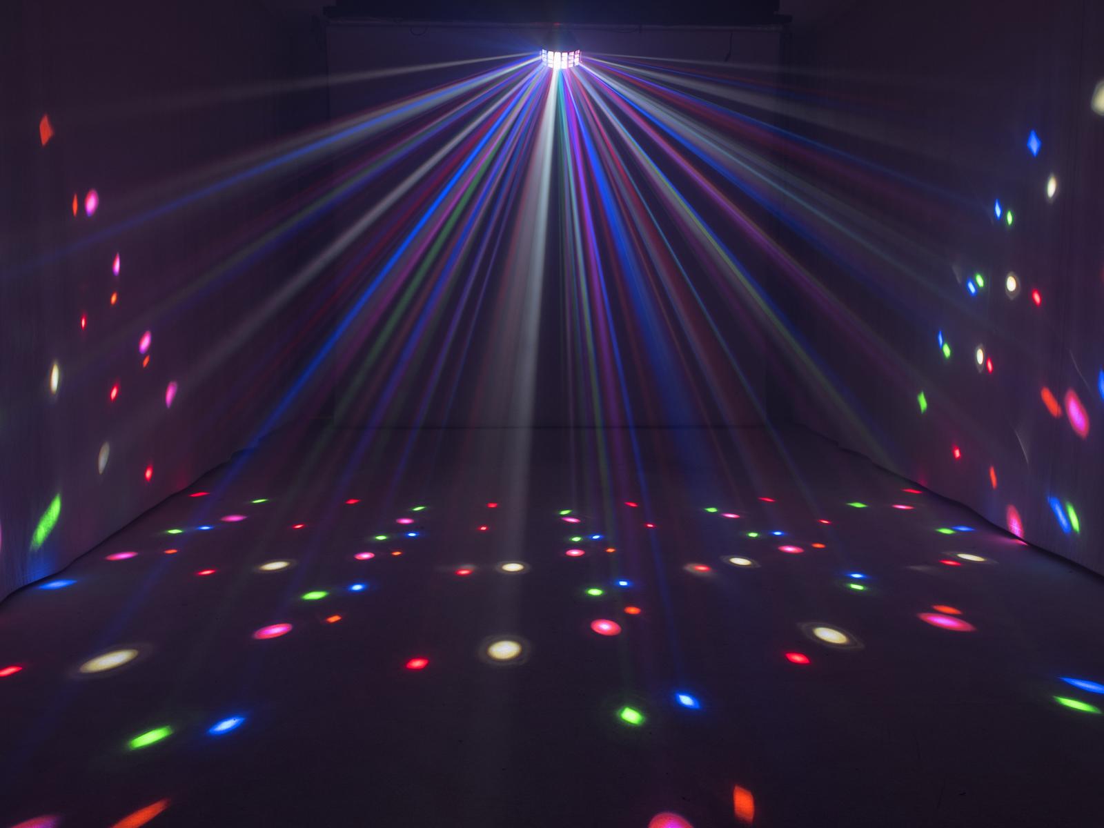 Eurolite LED Derby 6x 3W RGBWAP a 36x SMD, DMX - Obrázek 6