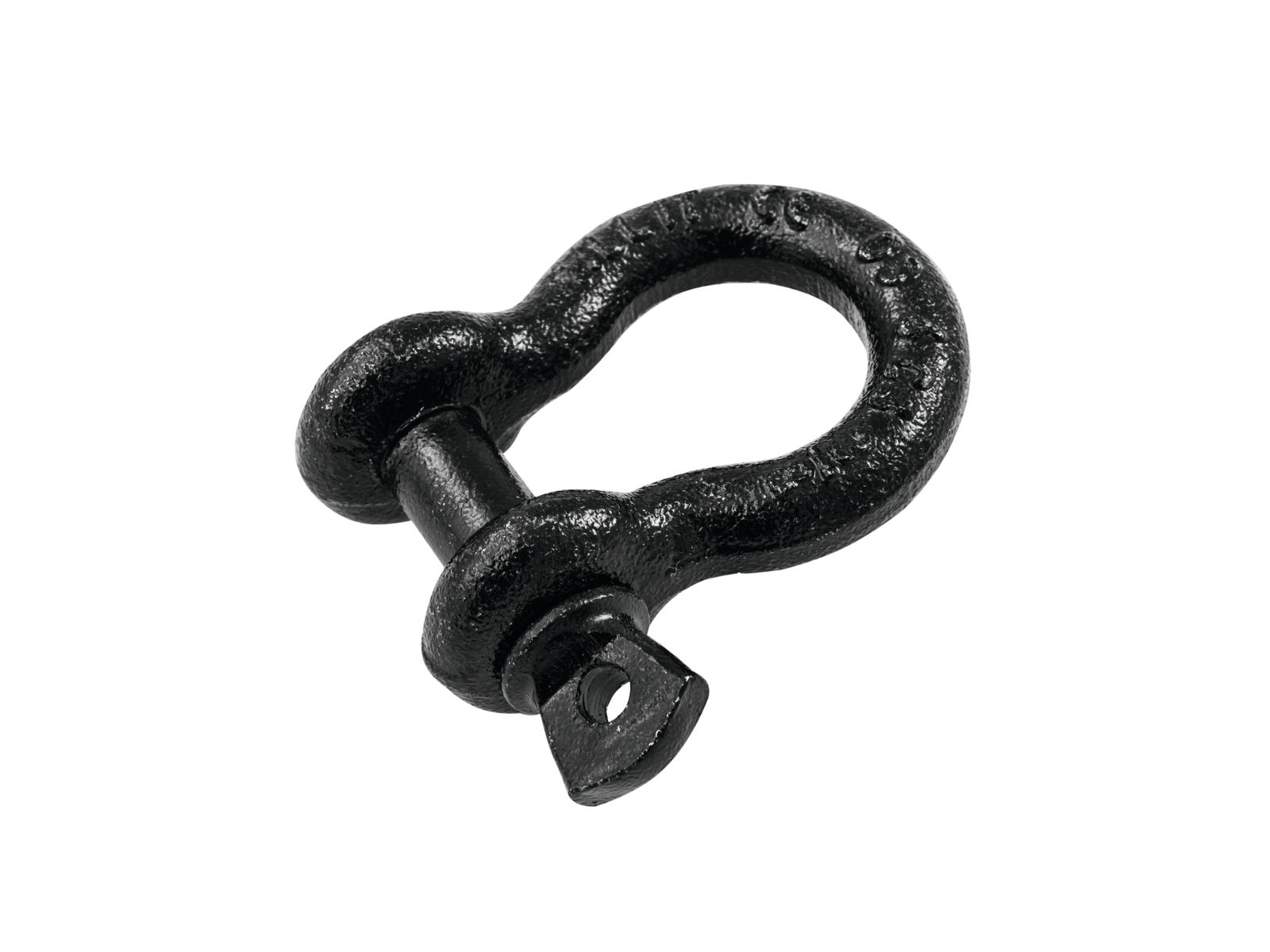 Safetex Shackle 10 mm, 500 kg BGV-C1, černé šroubovací