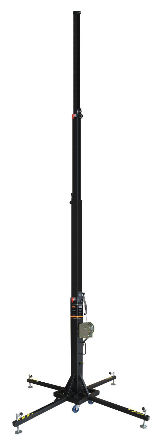 VMB TE-074 PRO teleskopická věž TOWERLIFT, 535cm, 250kg, černá - Obrázek 3