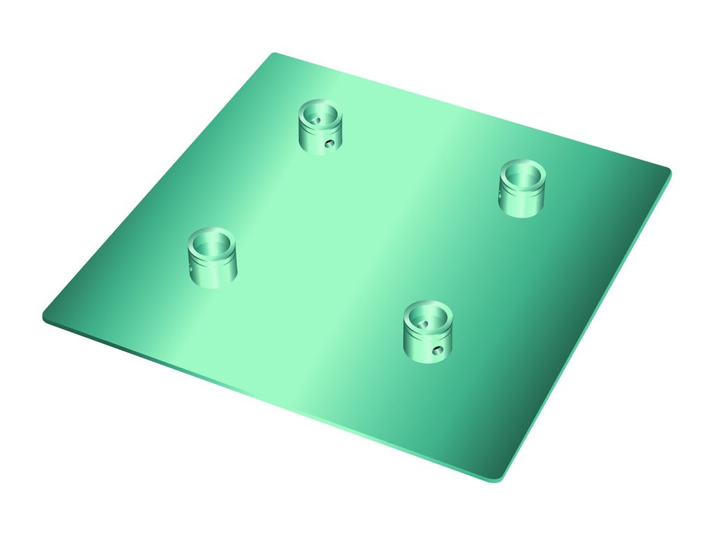 Alutruss Quadlock koncová deska QQGP, 50x50 cm - Obrázek 4