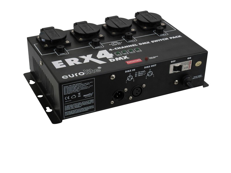 Eurolite ERX-4 DMX, CEE 7/4