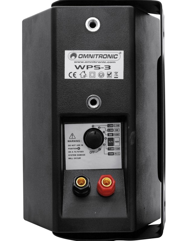 Omnitronic WPS-3S, černý - Obrázek 4