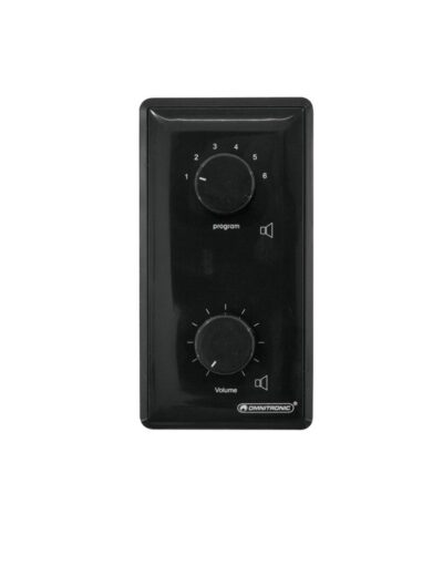 Omnitronic PA ovladač hlasitosti/volič programů 5W mono, černý