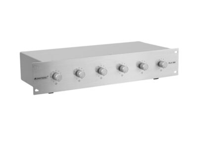Omnitronic 6-ti zónový PA ovladač hlasitosti 5W mono, stříbrný