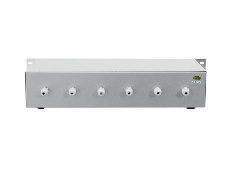 Omnitronic 6-ti zónový PA ovladač hlasitosti 20W stereo, stříbrný - Obrázek 4