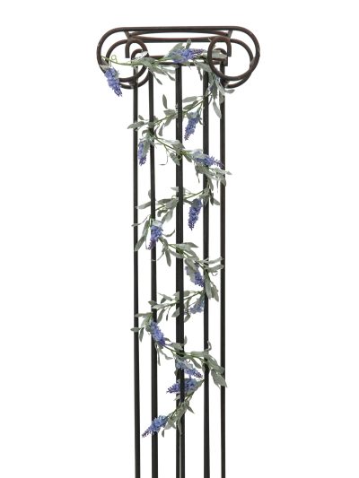 Kvetoucí girlanda, modrá, 180 cm