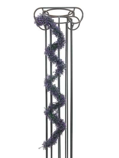 Girlanda z trávy, růžová, 180 cm