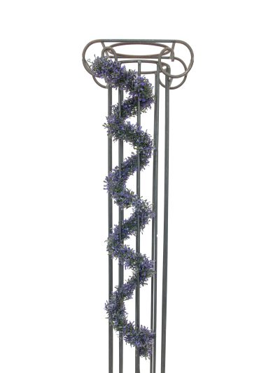 Girlanda z trávy, fialová, 180 cm