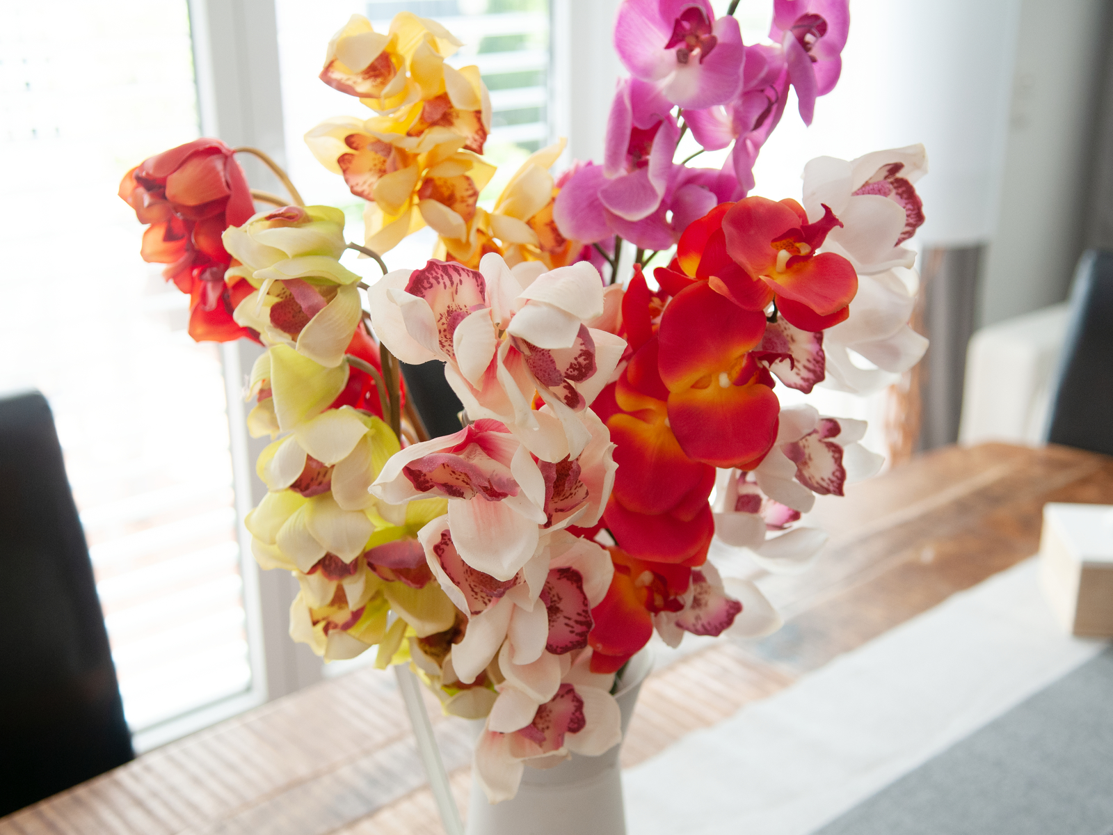 Orchidej větvička, bílo-růžová, 90 cm - Obrázek 8