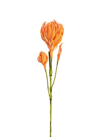 Větvička dálie, oranžová, 100 cm