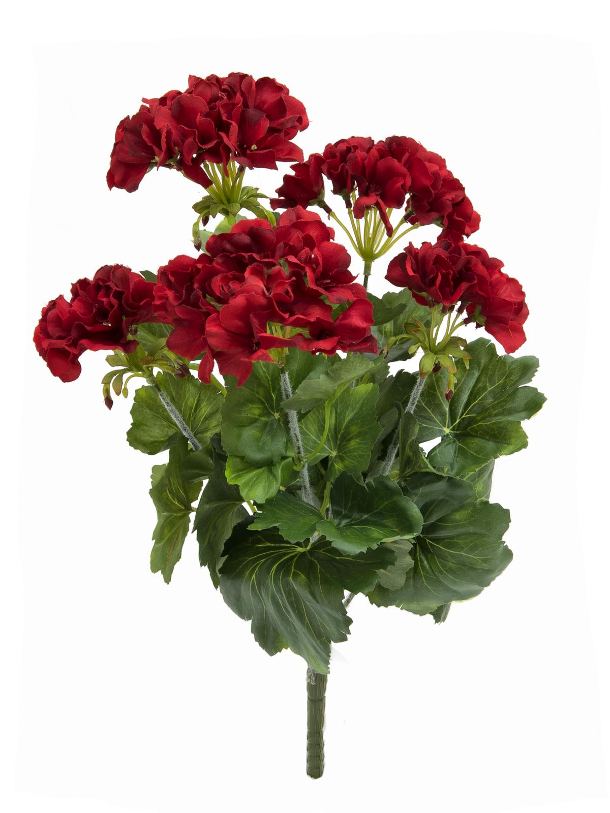 Europalms červená Pelargonie, 42 cm