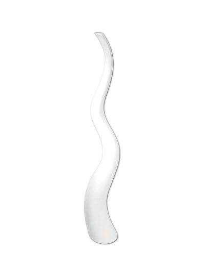 Wave designový květináč 150cm, bílý