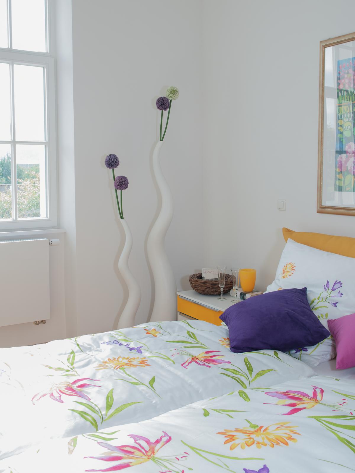 Wave designový květináč 125cm, bílý - Obrázek 6