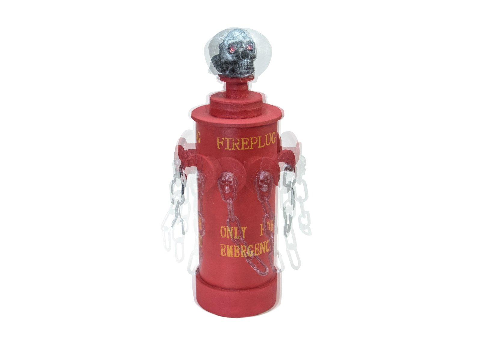 Halloween požární hydrant, 28cm - Obrázek 4