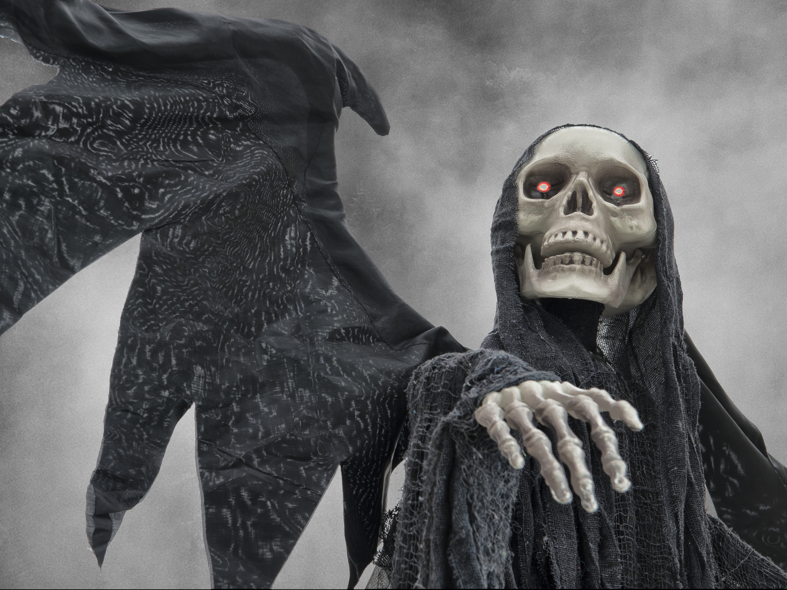 Halloween černý anděl, 175cm - Obrázek 4