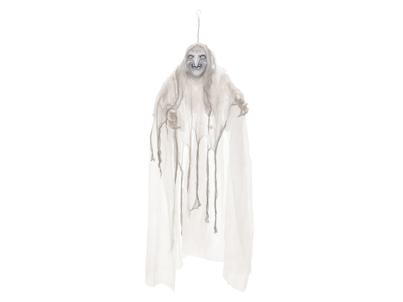 Halloween čarodějnice bílá, 170cm