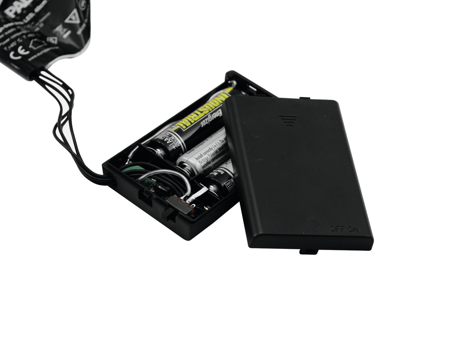 Stromek s LED diodami, výška 40 cm, studená bílá, na baterii - Obrázek 3
