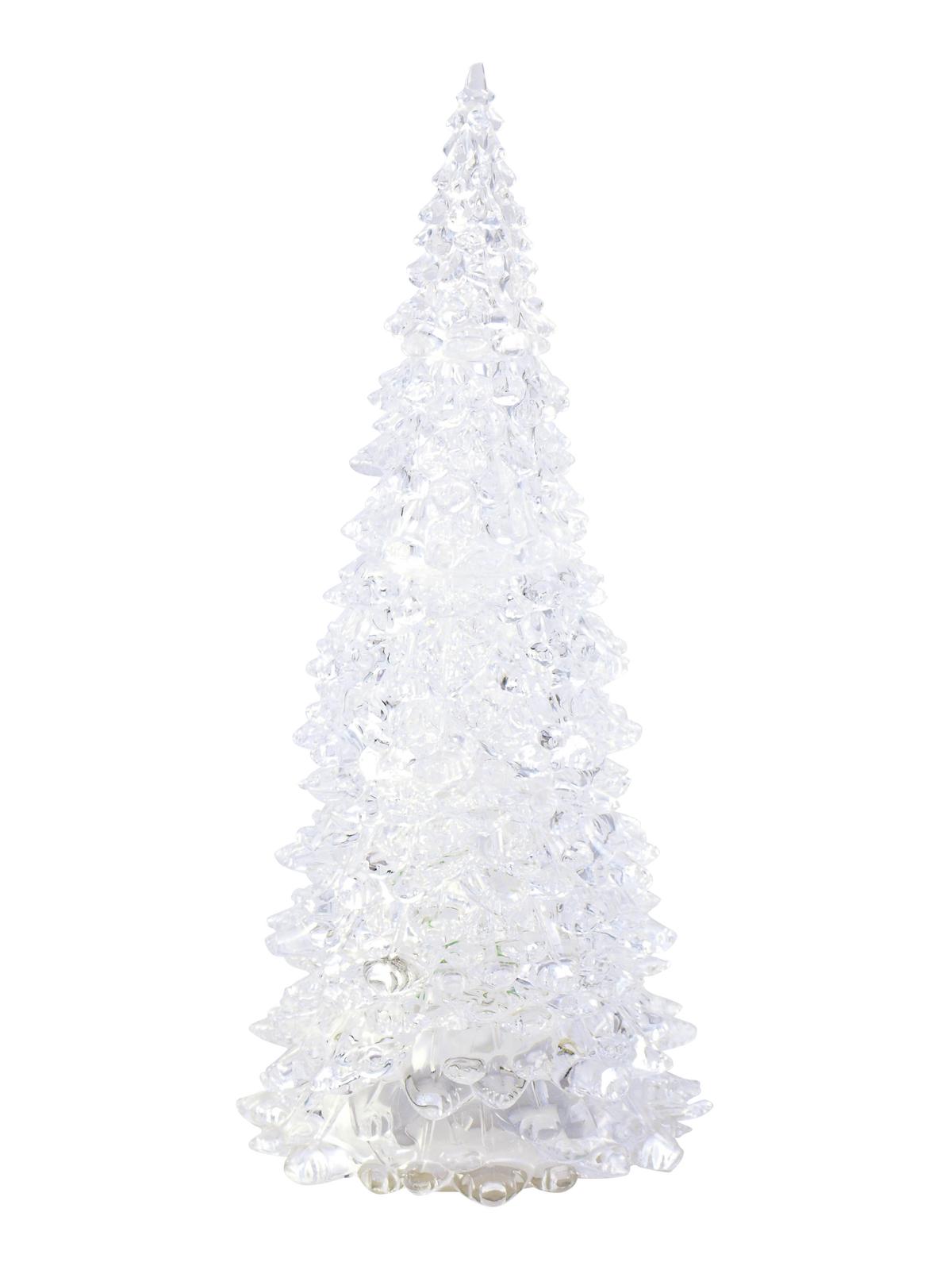 LED umělý vánoční stromek velký, 28 cm