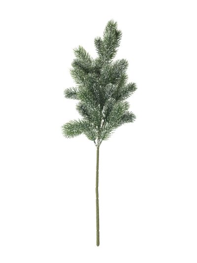 Větvička jedle, zasněžená, PE, 65 cm
