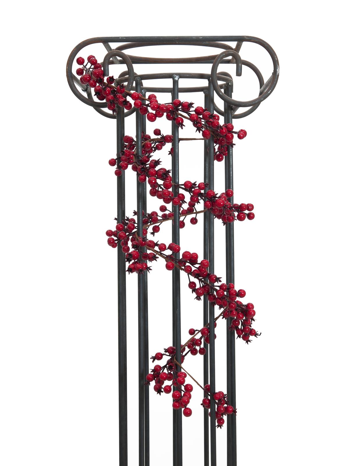 Girlanda z červených bobulí, 180 cm