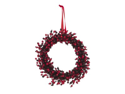 Věnec z bobulí barevný, 46 cm