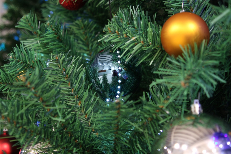 Sněhové LED koule, 15 cm, ledová modrá, 1 ks - Obrázek 3