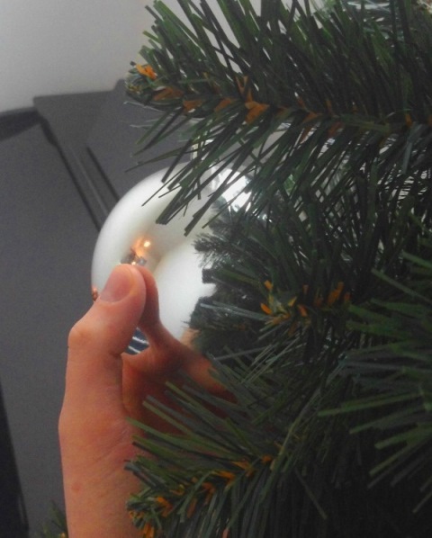 Vánoční dekorační ozdoba, 20 cm, zlatá se třpytkami, 1 ks - Obrázek 3