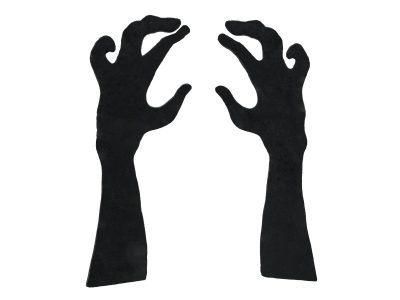 Halloween silueta rukou, 40 cm