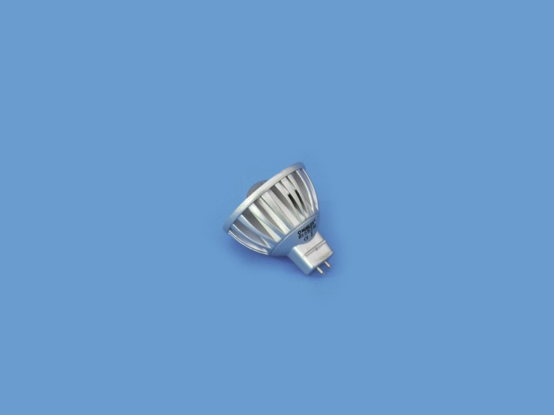 12V MR-16 GU-5.3 Omnilux, 3W LED modrá
