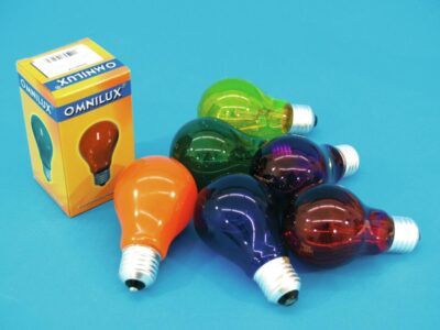 Omnilux A19 230V/40W E-27, modrá