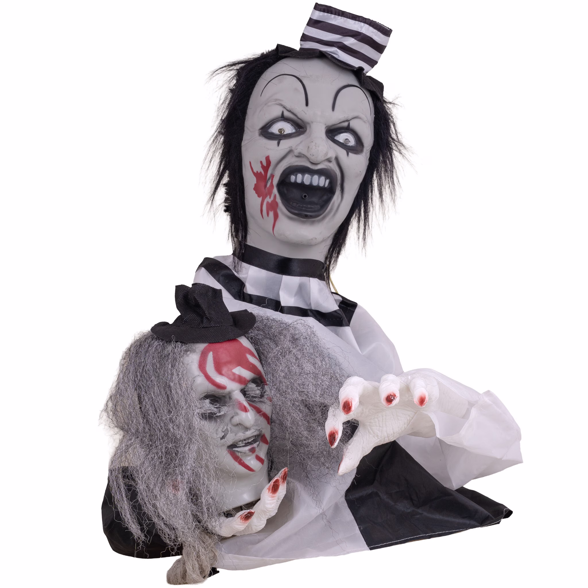 Halloween stolní klaun, 55 cm
